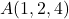 A(1,2,4)