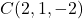 C(2,1,-2)