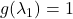 g(\lambda_1)=1