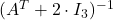 (A^T + 2\cdot I_3)^{-1}