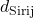 d_{\rm Sirij}