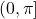 (0, \pi]