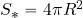 S_*=4\pi R^2