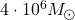 4\cdot 10^6 M_\odot