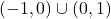 (-1, 0)\cup (0, 1)