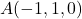 A(-1,1,0)