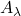 A_{\lambda}