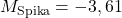 M_{\rm Spika} = -3,61