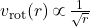 v_{\rm rot}( r) \, \propto \, {{1}\over {\sqrt{r}}}